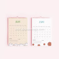 Custom Floral Themed Monthly Wall Calendar